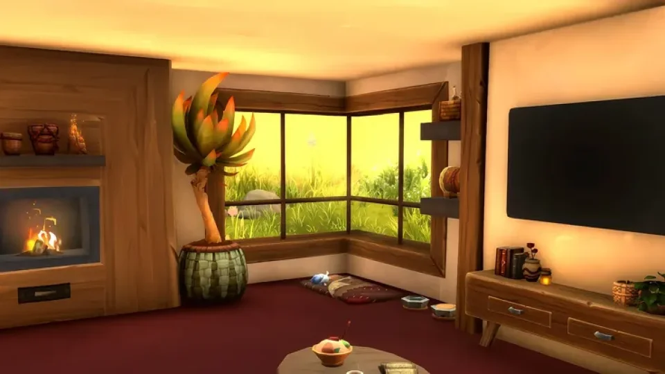 World of Warcraft ou Les Sims ? Ce salon moderne sème le doute