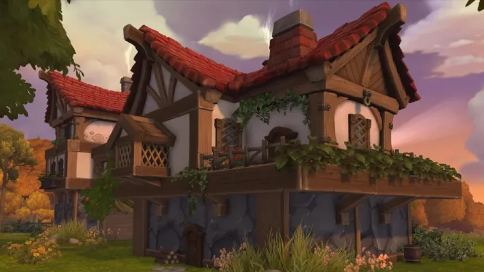 Deux joueurs de WoW ont fusionné leurs maisons pour créer une immense demeure