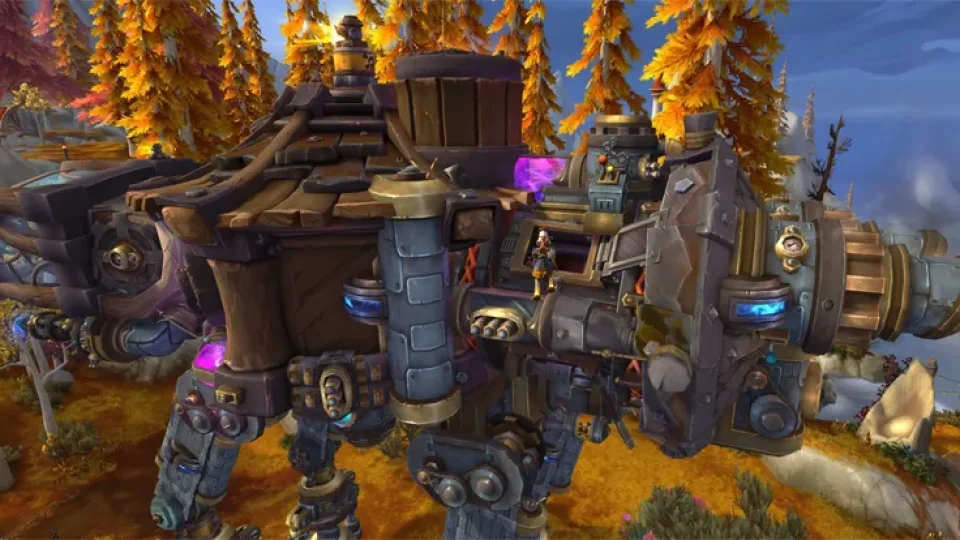 Un joueur construit un immense AT-AT de Star Wars autour de sa maison dans WoW
