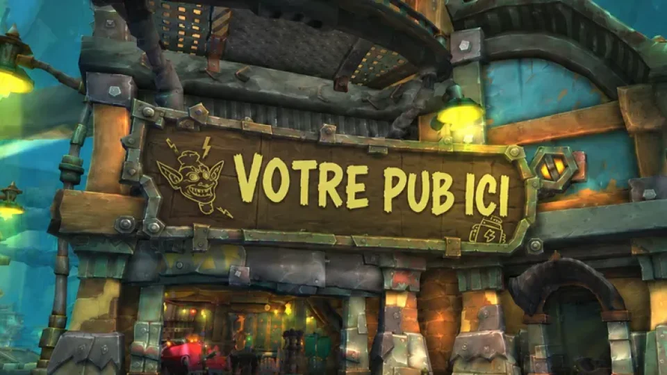 Et si la publicité arrivait dans les jeux Blizzard, à quoi ça ressemblerait ?