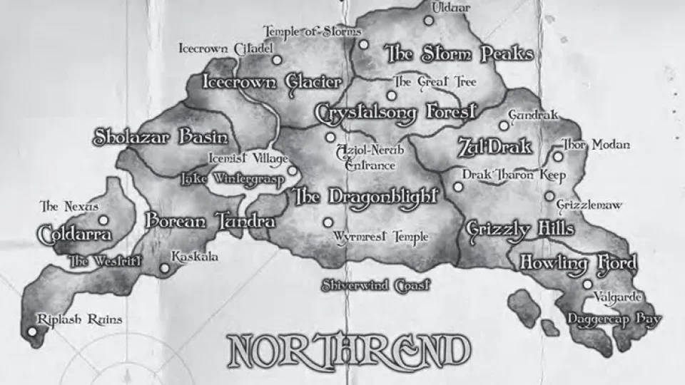 Le Norfendre oublié : cartes, concepts et lore abandonné avant WotLK