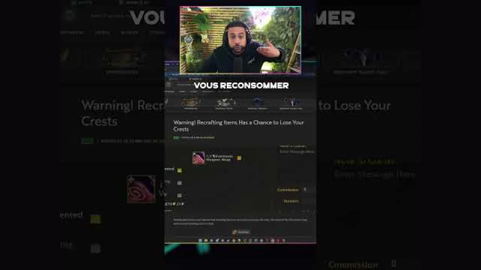 NE RECRAFTEZ PAS VOS ITEMS ! ⚠️ (bug Blizzard) #worldofwarcraft #midnight #crafts