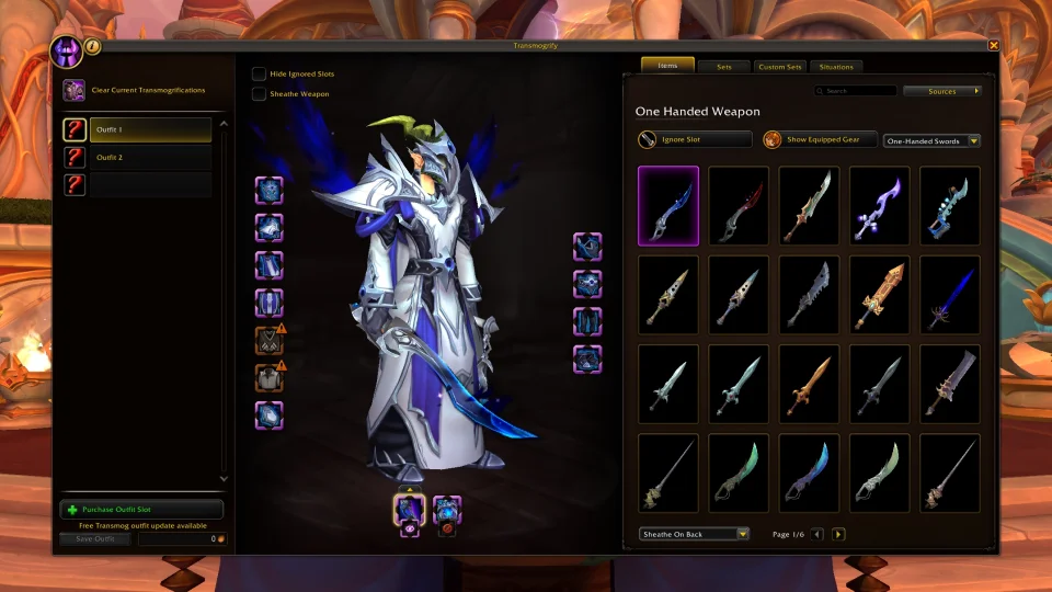 All Transmog Changes in Patch 12.0.5 - Weapon Sheathing, New Situations & Outfit Macros