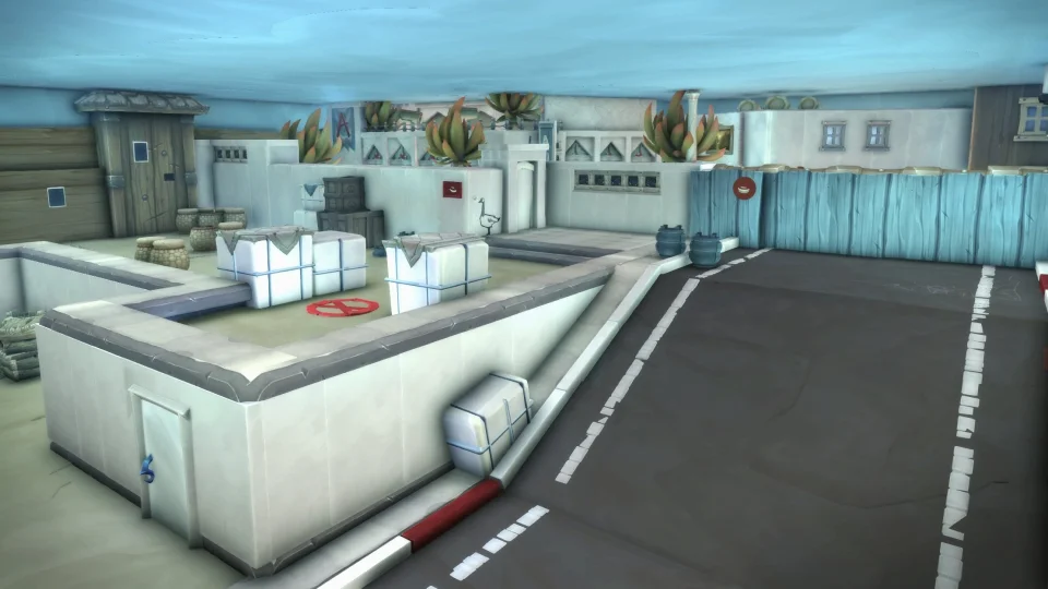 Recreating the Dust 2 Counter-Strike Map in Player Housing