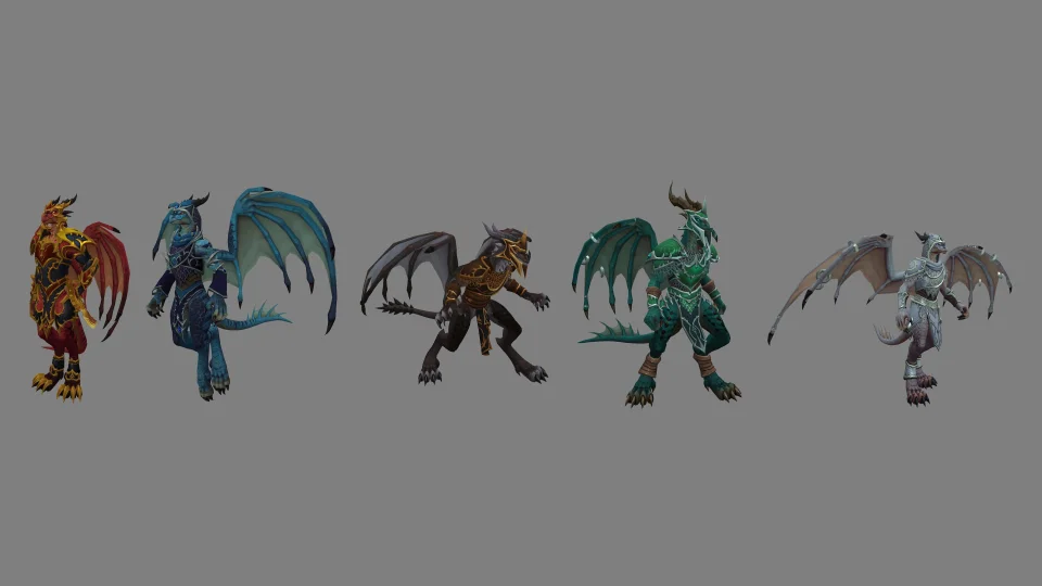 Previously Unused Dracthyr Shoulderpads Coming to Dragonflight Timewalking in Patch 12.0.7