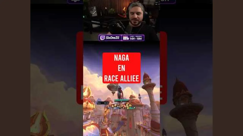 Une race alliée (Naga) dans #worldofwarcraft #retail #classic #wowclassic
