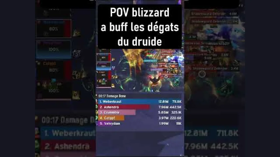 Le nouveau build druide est insane hahaha #worldofwarcraft #midnight #retail #fyp #pov #patch