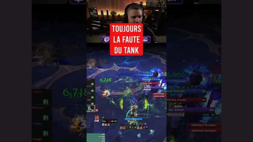 Le tank joue 1v4 #worldofwarcraft #midnight #retail #humour #donjon #tank #pov